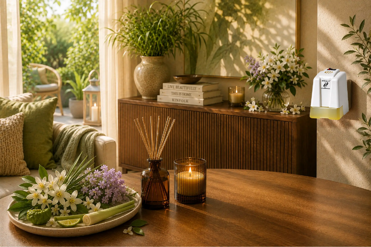 Citronella – frisse citrus met een groen, bloemig karakter Ambielectric