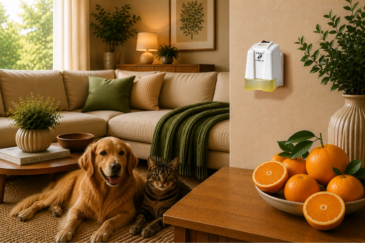 Starterset tegen dierengeuren - Citrus Ambielectric